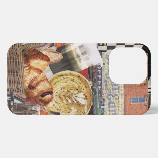 Etui iPhone 13 Pro Café clair et précoce (Verso Horizontal)