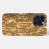 Etui iPhone 13 Pro Camo : Écorce dorée (Verso Horizontal)