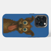 Etui iPhone 13 Pro capa para celular cachorro maluco (Verso Horizontal)