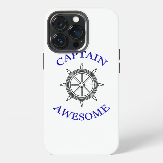 Etui iPhone 13 Pro "Capitaine génial" (Dos)