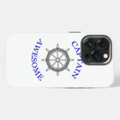 Etui iPhone 13 Pro "Capitaine génial" (Verso Horizontal)