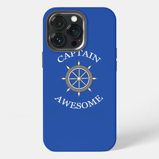 Etui iPhone 13 Pro "Capitaine génial" (Dos)