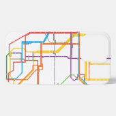 Etui iPhone 13 Pro Carte du métro de la ville (Verso Horizontal)