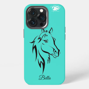 Etui iPhone 13 Pro Cavalière blonde et fauchée - Coque pour iPhone /