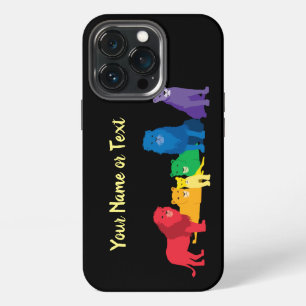 Etui iPhone 13 Pro Célébrez votre fierté Lion arc-en-ciel fierté