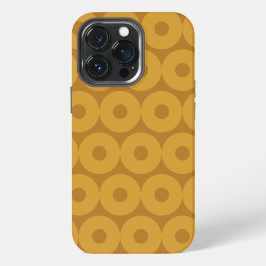 Etui iPhone 13 Pro Cercles de Brun (Dos)