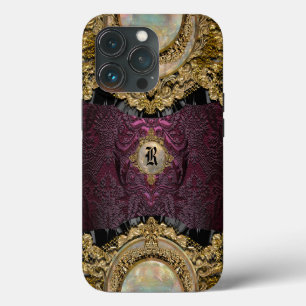 Etui iPhone 13 Pro Chalchadoriz Élégance Féminin Monogramme