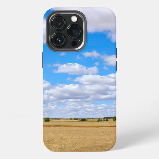 Etui iPhone 13 Pro Champs de blé moissonnés (Dos)