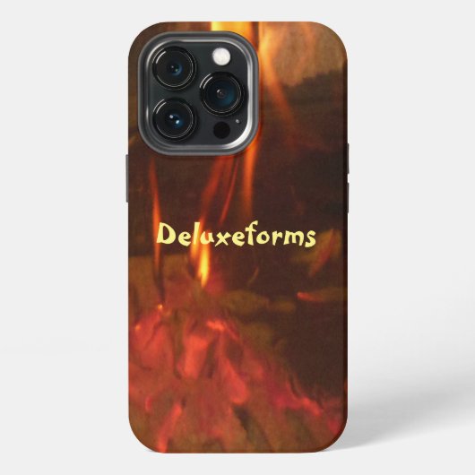 Etui iPhone 13 Pro Charbons brûlants (Dos)
