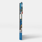 Etui iPhone 13 Pro Chaussure et bouquet Monogramme en verre (Côté droit)