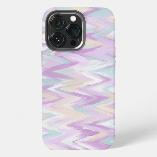 Etui iPhone 13 Pro Chevrons Abstraits (Dos)