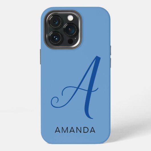 Etui iPhone 13 Pro Chic monogramme professionnel plain AJOUTER VOTRE (Dos)
