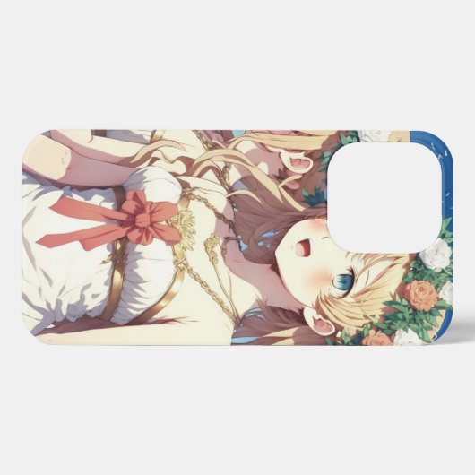 Etui iPhone 13 Pro Choeur d'anime (Verso Horizontal)