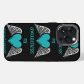 Etui iPhone 13 Pro Coeur/ailes...TN Coque-coque iphone (Verso Horizontal)