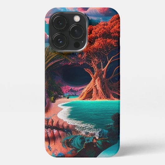 Etui iPhone 13 Pro Colored skull (Verso)