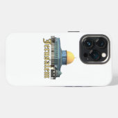 Etui iPhone 13 Pro Conception classique du dôme du Rocher de Jérusale (Verso Horizontal)