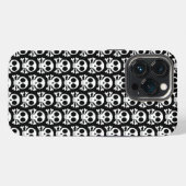 Etui iPhone 13 Pro Conception de crâne de pirate (Verso Horizontal)