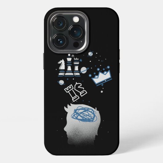 Etui iPhone 13 Pro Conception des échecs (Dos)