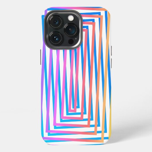 Etui iPhone 13 Pro Conception graphique fantaisiste (Dos)