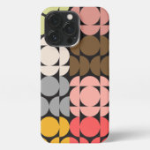 Etui iPhone 13 Pro Conception moderne du milieu du siècle (Verso)