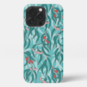 Etui iPhone 13 Pro Coque coloré Eucalyptus Floral iPhone 13 Pro