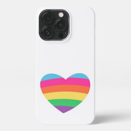 Etui iPhone 13 Pro Coque iphone arc-en-ciel (Verso)