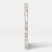 Etui iPhone 13 Pro Coque iphone Flamant rose aquarelle avec couronne  (Côté gauche)