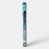 Etui iPhone 13 Pro Coque marbré bleu-coque iphone (Côté gauche)