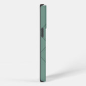 Etui iPhone 13 Pro Coque vert avec conception géométrique (Côté droit)
