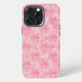 Etui iPhone 13 Pro Coquette Pink Bows (Dos)