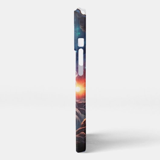 Etui iPhone 13 Pro Cosmic Oddities: Cthulhu (Côté gauche)