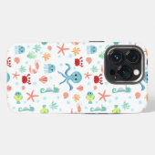 Etui iPhone 13 Pro Créatures marines sous-marines fantaisistes (Verso Horizontal)