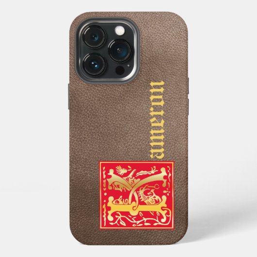 Etui iPhone 13 Pro Créatures mythiques du XVIe siècle Capitale décora (Dos)