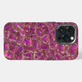 Etui iPhone 13 Pro Cristal rose et or (Verso Horizontal)