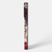 Etui iPhone 13 Pro dame boit du thé (Côté gauche)