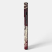 Etui iPhone 13 Pro dame boit du thé (Côté gauche)
