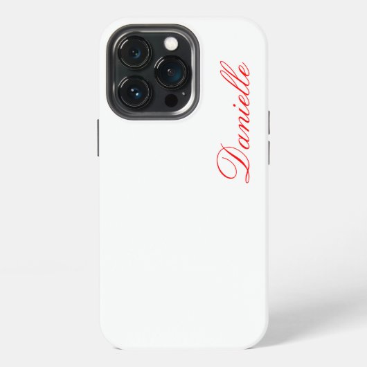 Etui iPhone 13 Pro Danielle - customisez-la avec votre nom - Coque ce (Dos)