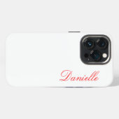 Etui iPhone 13 Pro Danielle - customisez-la avec votre nom - Coque ce (Verso Horizontal)