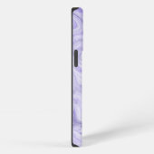 Etui iPhone 13 Pro Dégradé de marbre violet foncé (Côté droit)