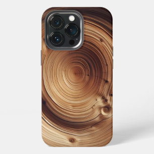 Etui iPhone 13 Pro Design d'art en bois Abstrait