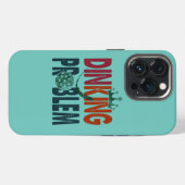 Etui iPhone 13 Pro Dinking Problem Pickleball - Humour côté cour (Verso Horizontal)