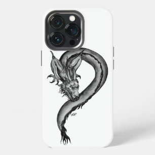 Etui iPhone 13 Pro Dragon dans le style de tatouage