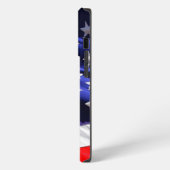 Etui iPhone 13 Pro Drapeau américain et aigle (Côté gauche)