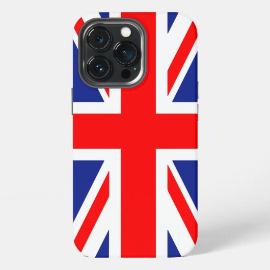 Etui iPhone 13 Pro Drapeau du Royaume-Uni (Dos)