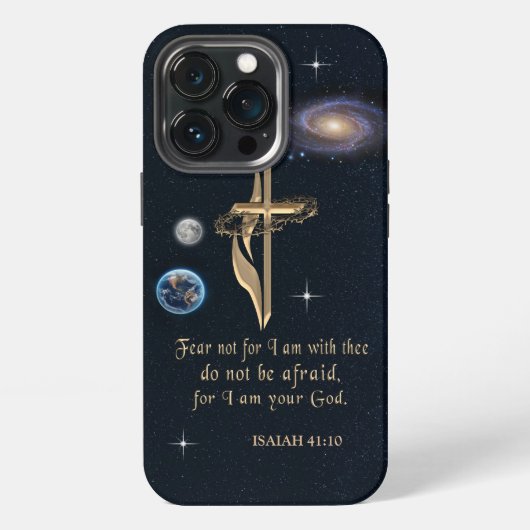 Etui iPhone 13 Pro Écriture chrétienne (Dos)