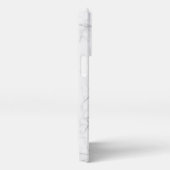 Etui iPhone 13 Pro Elegant White Marble  (Côté droit)