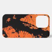 Etui iPhone 13 Pro Energetic Fusion: The Orange and Black Design (Verso Horizontal)