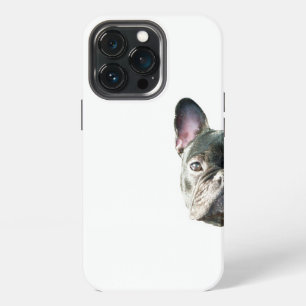 Etui iPhone 13 Pro Étui de téléphone 'qui regarde' Bouledogue françai
