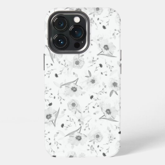 Etui iPhone 13 Pro Étui floral pour iPhone (Dos)