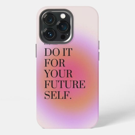 Etui iPhone 13 Pro Étui iPhone à l'esthétique minimaliste (Dos)